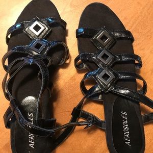 Black Aerosoles Sandals